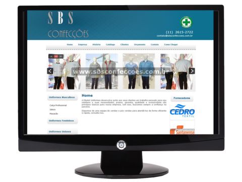  Roupas e Acessórios: Uniformes: SBS Confecções