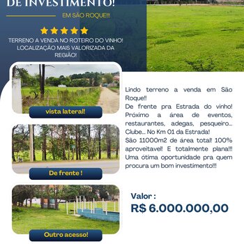 Área comercial na Estrada do vinho!!!