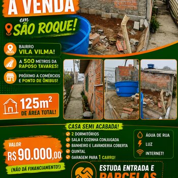 Casa a venda em São Roque!!!