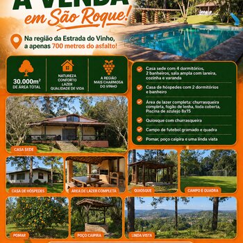 Sítio a venda em São Roque!!!